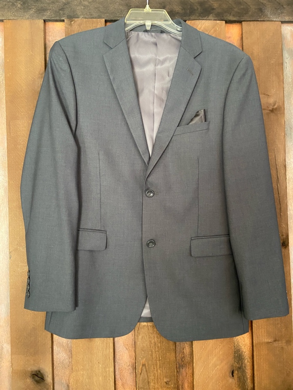 Caravelli Slim 40R Charcoal Blazer